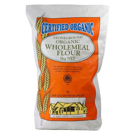 Organic Wholemeal Flour - BioGro Certified