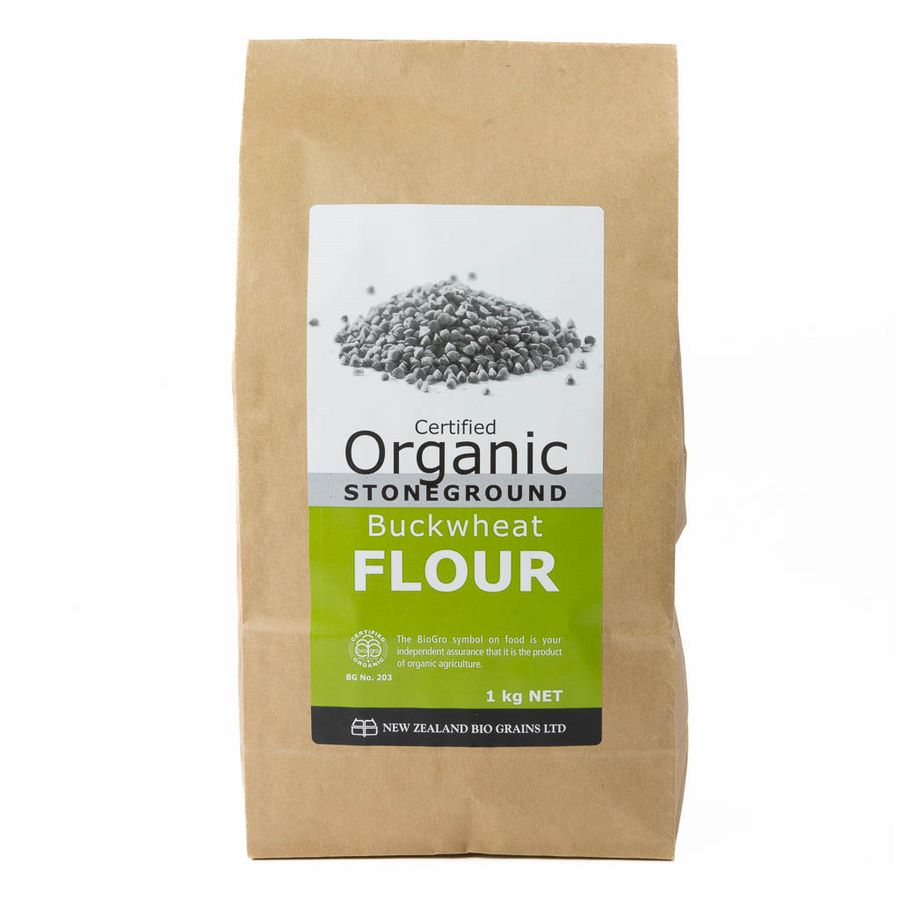 Bio Gro certified Organic / Biologically grown Buckwheat Flour 1kg